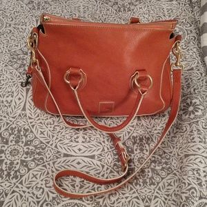 Dooney and Bourke Orange Leather Handbag